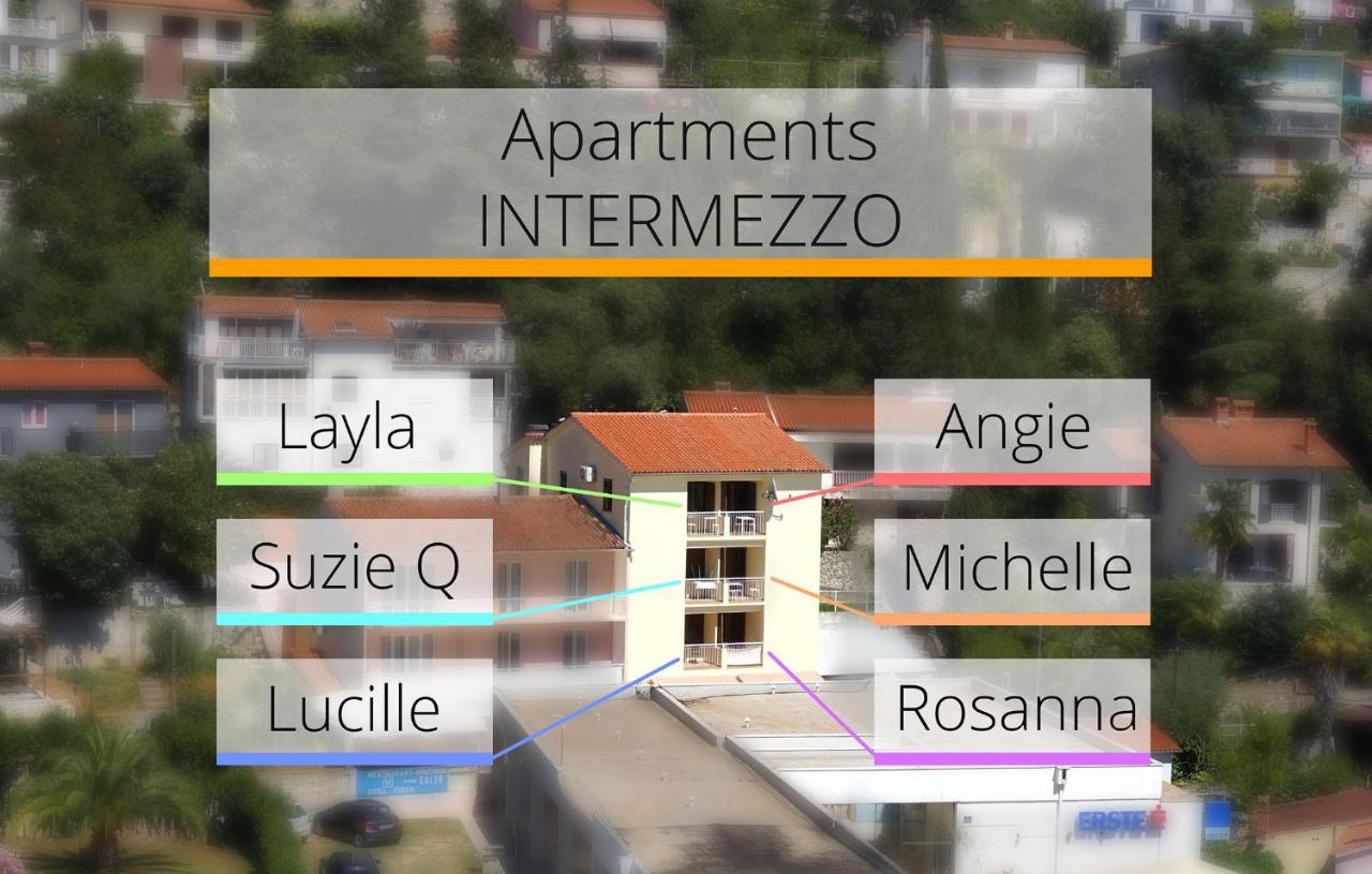 Apartment Suzie Q - Intermezzo With Sea View Rabac Exterior photo